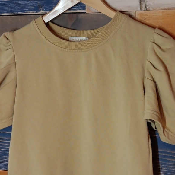 Cynthia Rowley Sweatshirt S puffed sleeve - Picture 2 of 6